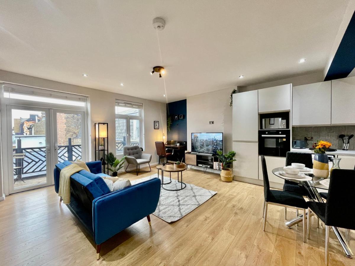 Apartmán City Centre Gem In Southend Near The Beach, Station And Parking Exteriér fotografie